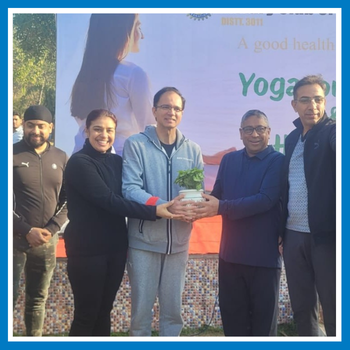 Rotary Club of Rohtak Harmony organized a yoga camp